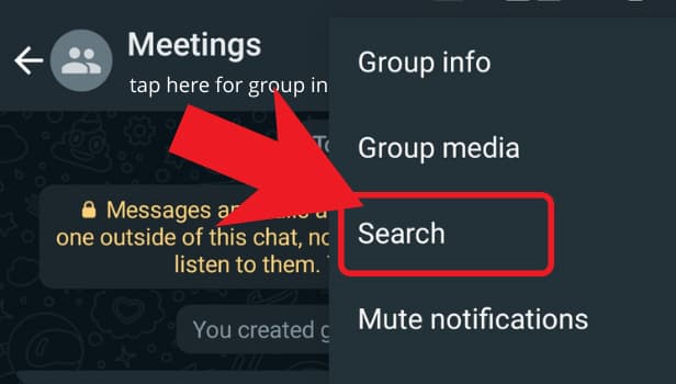 Image titled search messages in WhatsApp group Step 4
